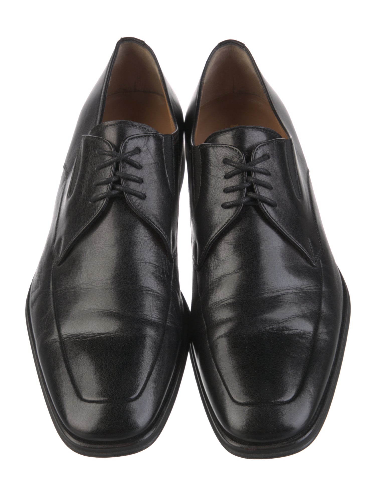Bruno Magli Leather Derby Shoes
